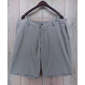 Adidas Climalite Golf Shorts Men's Size 40 Taupe Performance Stretch
